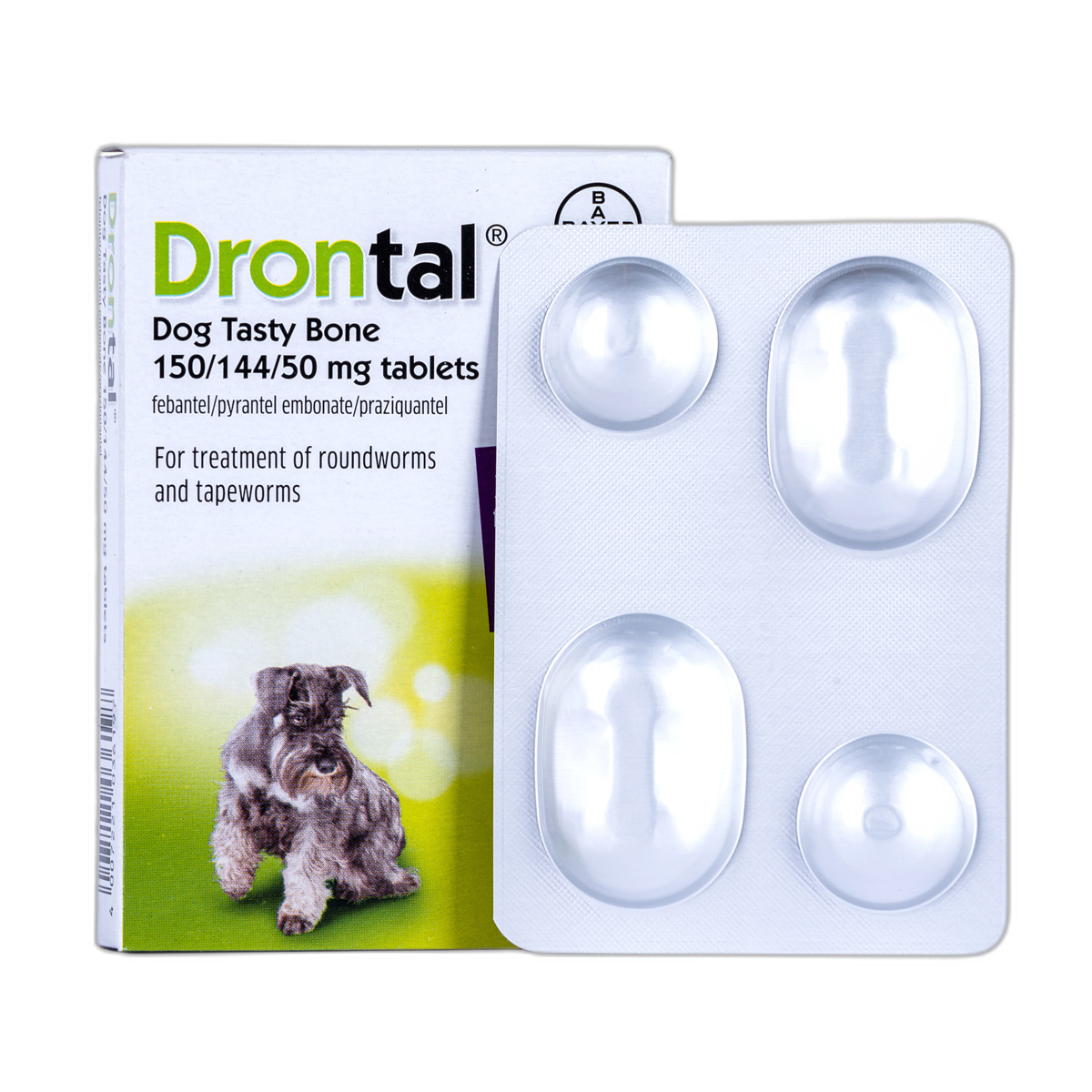 Buy Drontal Tasty Bone (Wormer Tablets for Dogs) from UK Pets