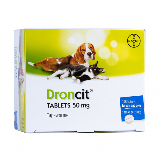 Droncit Tablets for Dogs & Cats from £1.84 Tapewormer UK Pets
