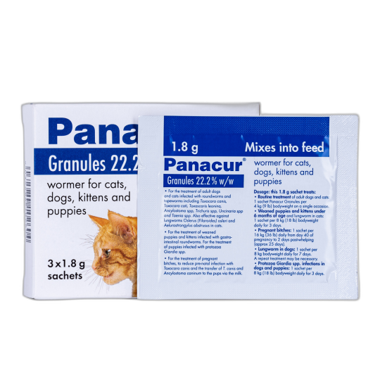 Buy Panacur Wormer for Dogs Cats Worming Granules from